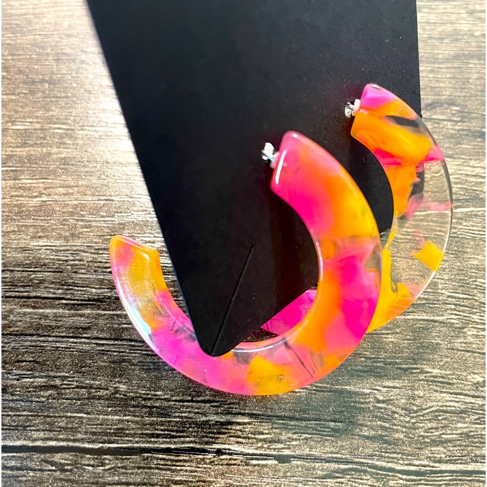 Acrylic earrings